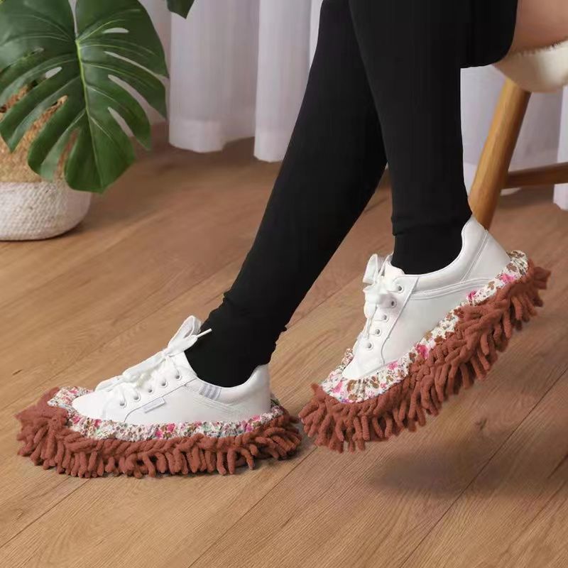 10 Pieces Microfiber Mop Slippers Shoes Cover Soft Washable Reusable |  Fruugo NO