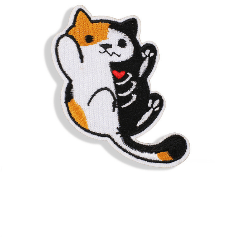 Custom Cat Couple Cartoon Animal Embroidery Patches For Clothing, Kids  Shirts, Hats Iron On Cute Sewing Notions From Jonnaean, $8.05