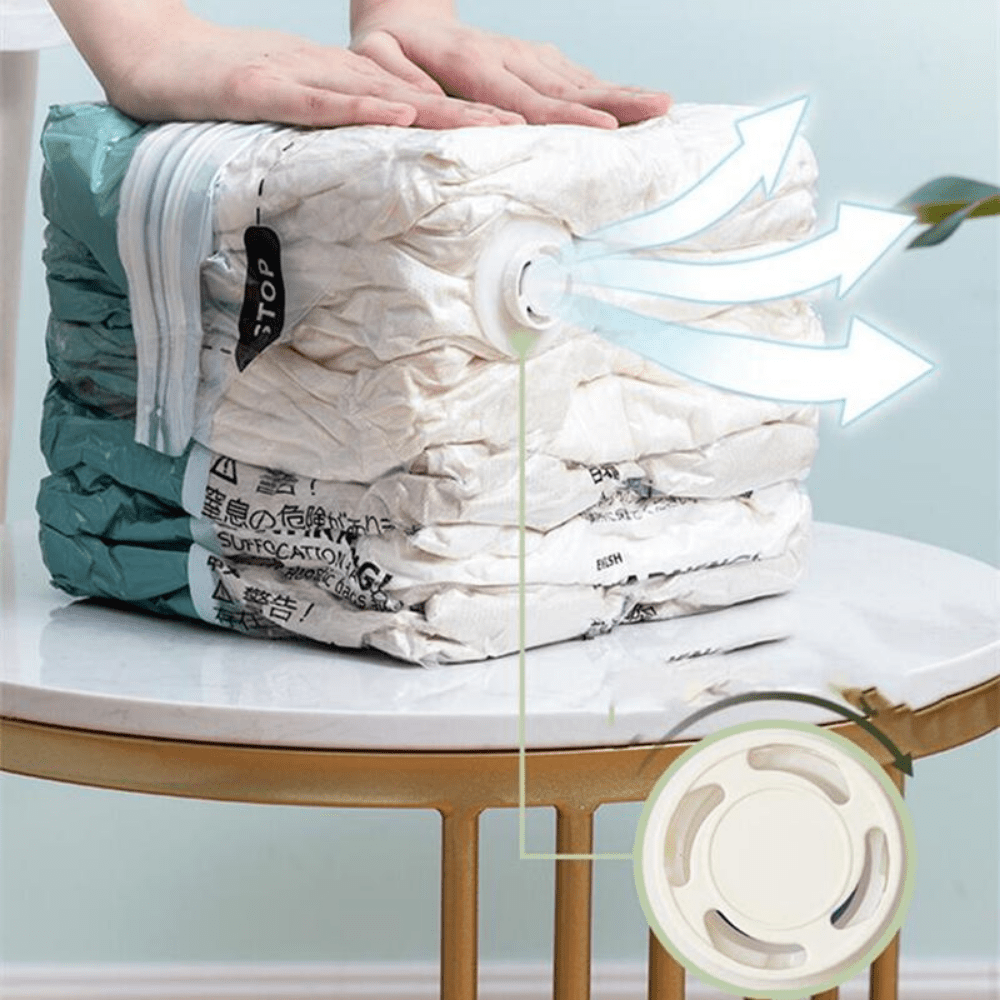 Bags Vacuum Sealed To Blankets Clothing Covers Travel Vacuum Storage Bags