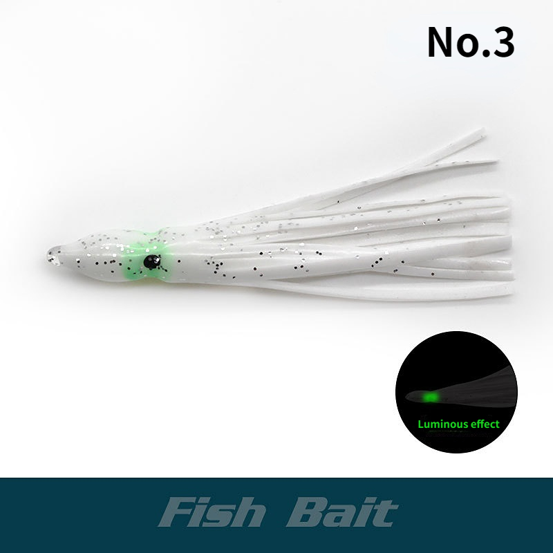 Luminous Bionic Soft Squid Bait Effective Fishing Tackle - Temu