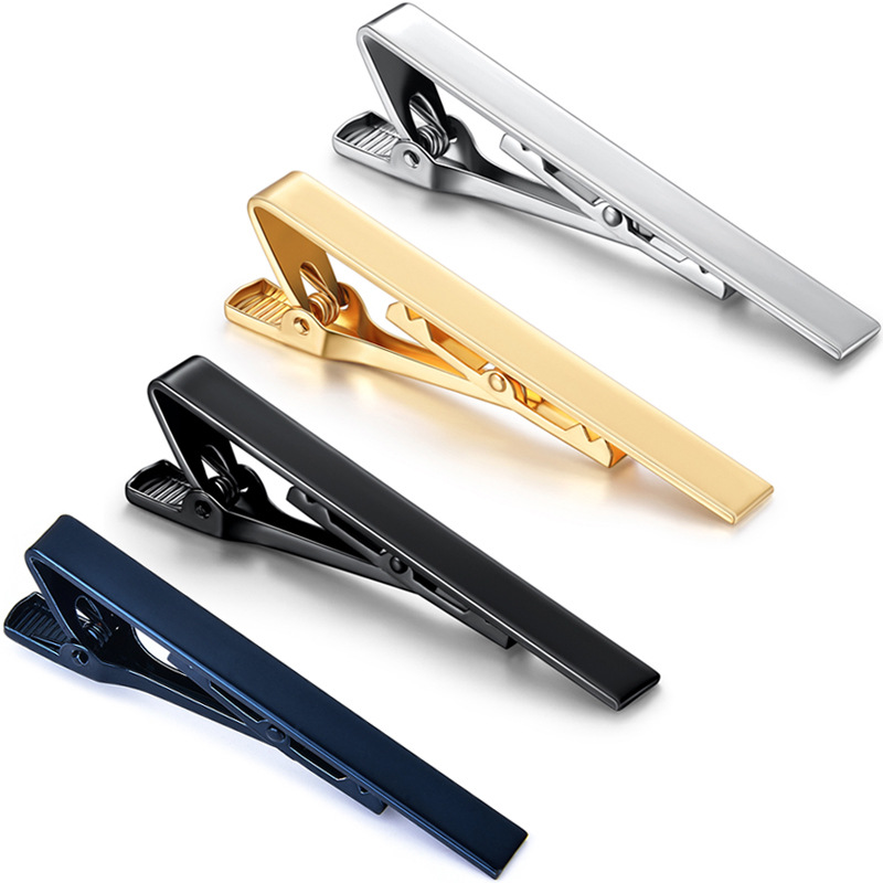 Men's Solid Tie Clips - Temu