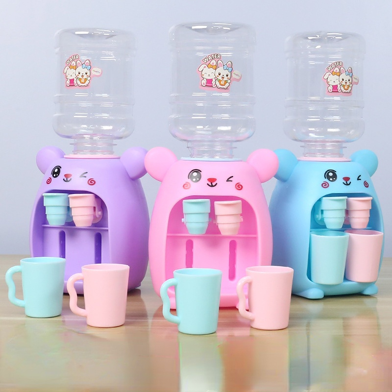 Cheap Mini Water Dispenser Toy Cute Miniature Juice Beverage Water Machine  Toy for Children Kids Gift Birthday Gifts