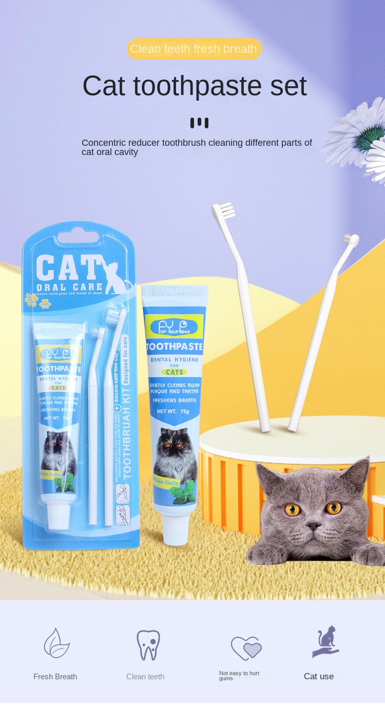 Dog Cat Cleaning Supplies Bad Breath Teeth Care Pet Toothbrush - China Pet  Toothbrush and Dog Supplies price