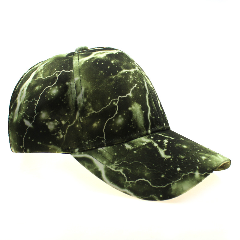 Tie Dye Print Baseball Cap Hip Hop Sun Hats Couple Dad Hats