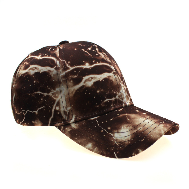 Tie Dye Print Baseball Cap Hip Hop Sun Hats Couple Dad Hats