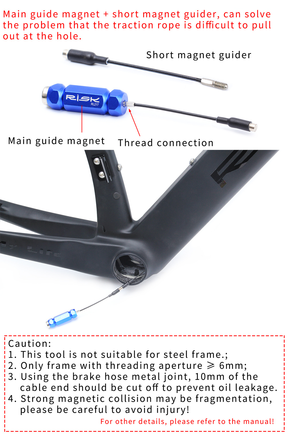 Upgrade Bike Internal Cable Routing Tool Perfect Mtb Road Temu