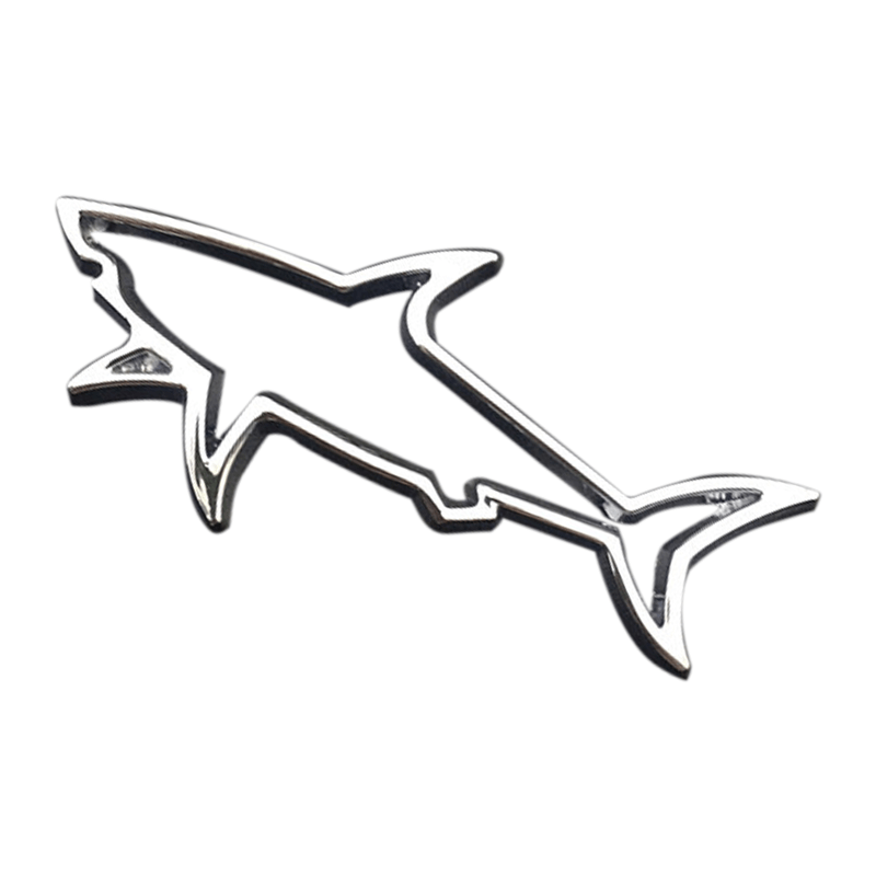 3D requin voiture logo autocollant de voiture en métal logo - Temu Belgium