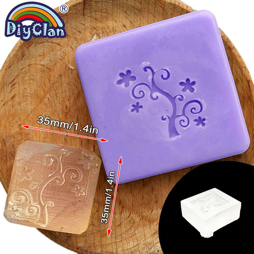 Heart Tree Design Handmade Soap Stamp Diy Soap Pattern - Temu