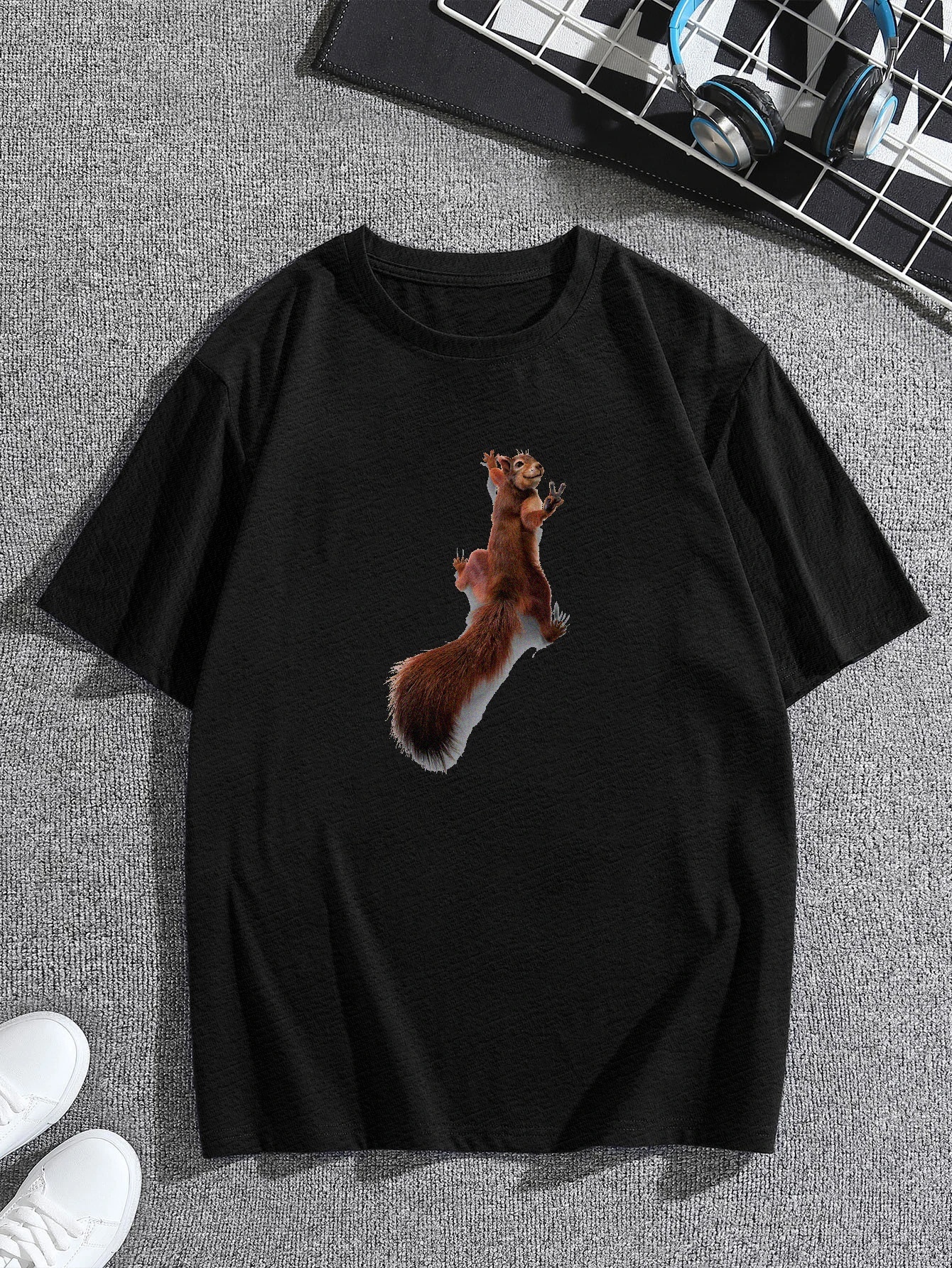 mens squirrel t shirt