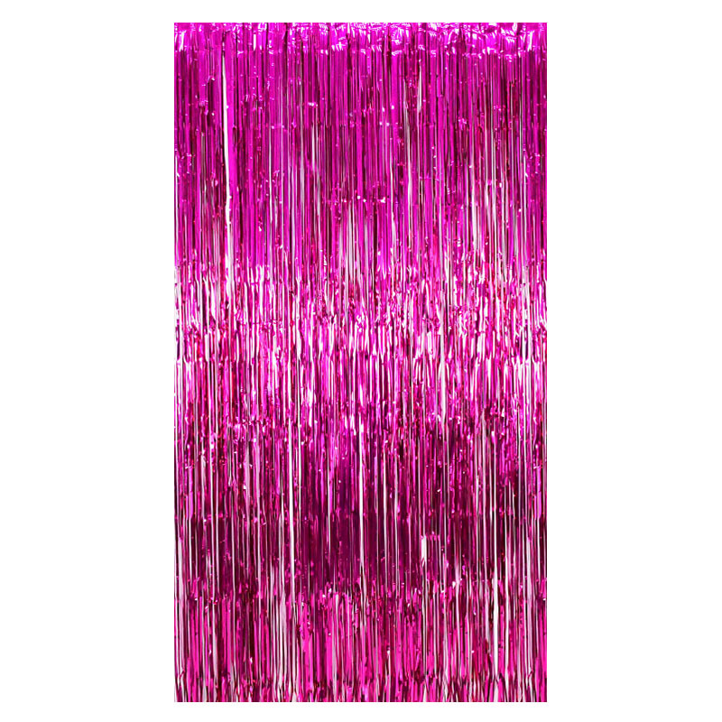 Tende frangia in stagno metallico viola, tenda streamer viola photo booth,  oggetti di scena per cabina fotografica, forniture ideali per feste di  addio al nubilato, bi_ssxjv