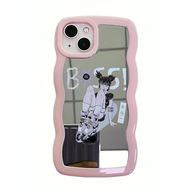 Skateboarding Girl Phone Case Iphone 11/xr/14/14 Plus/14 - Temu