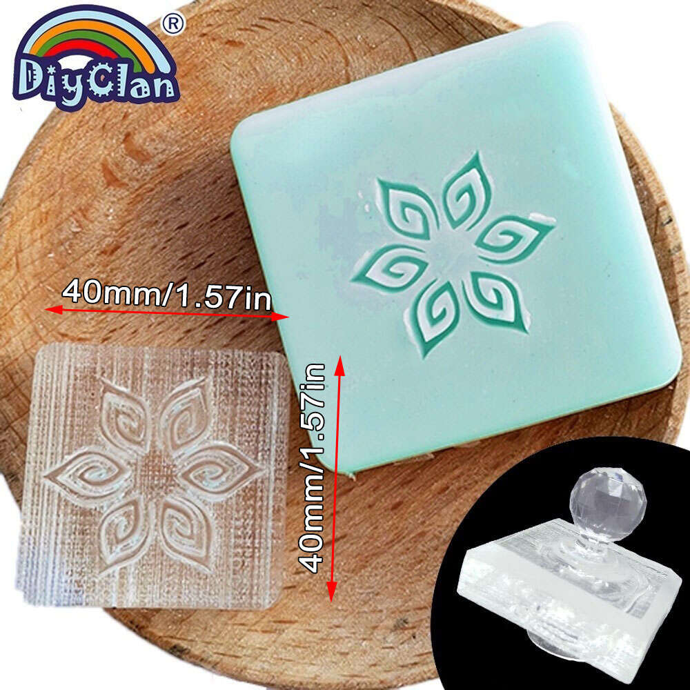 Clear Handmade Soap Stamp Handmade 100% Natural Pattern - Temu