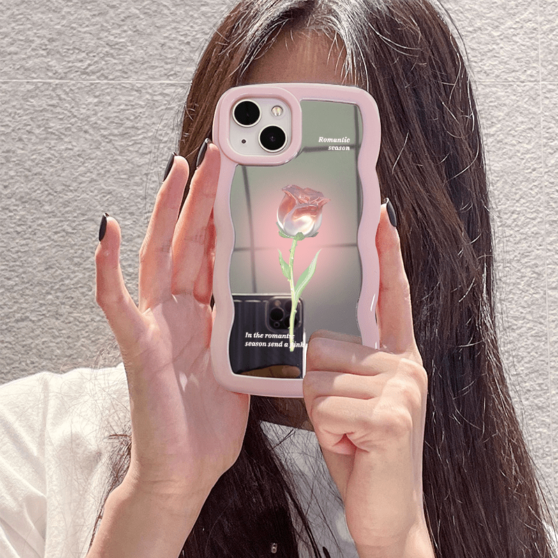 Rose Mirror iPhone Case