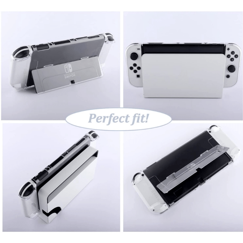 Funda Nintendo Switch Oled Cover Case Transparent White Moon Phase Dockable  Protective Sofe Shell For Switch Controller Joy-Con - AliExpress