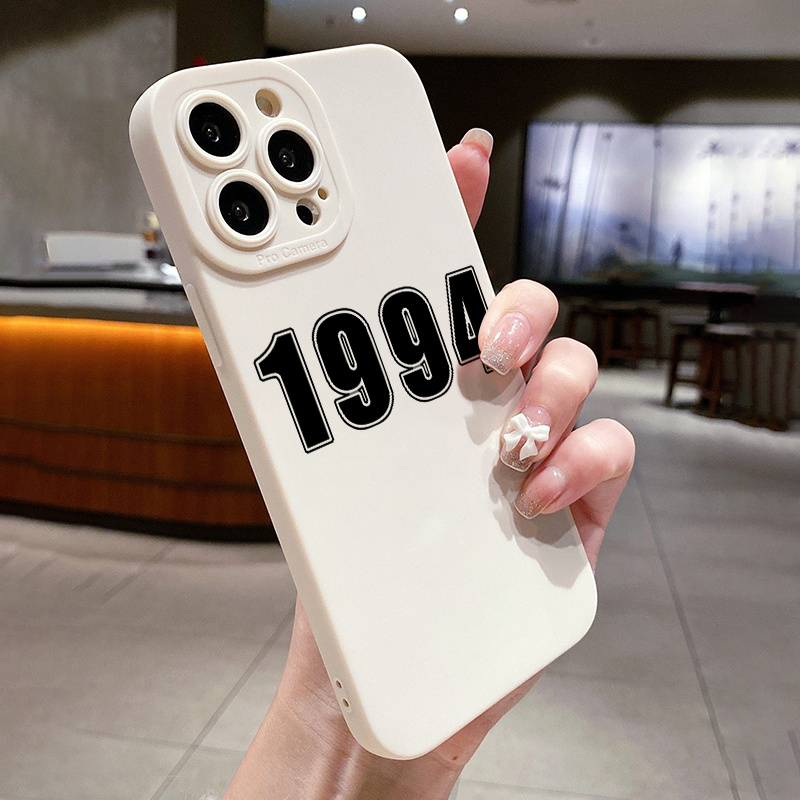 

1994 Black Font 1994 Phone Case For Iphone 14 13 12 11 Xs Max Xr X 7plus, Good Quality And Durable Case For Men Girls Boys Women Nice Small Gift