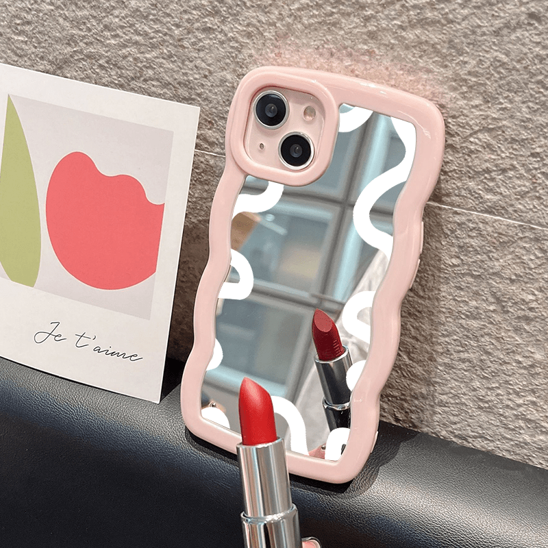 

Line Pattern Mirror Phone Case For Iphone14/14plus/14pro/14promax, Iphone13/13pro/13promax, Iphone12/12mini/12pro/12promax, Iphone11, X/xr/xsmax, Iphone8/8plus, Iphone7/7plus
