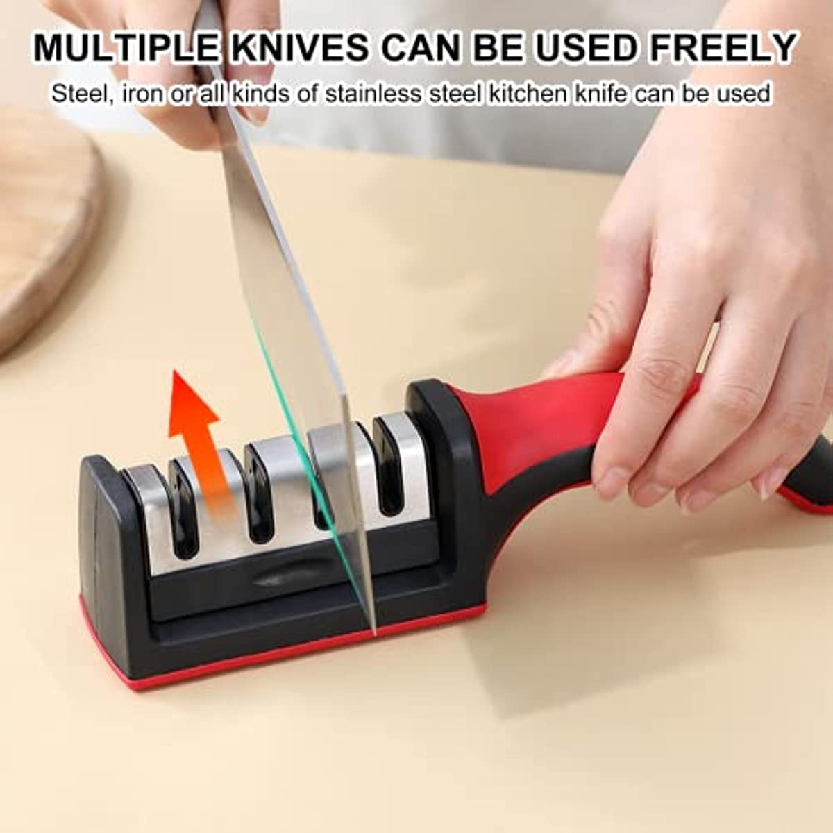 Portable Knife And Scissors Sharpener Keep Your Blades - Temu