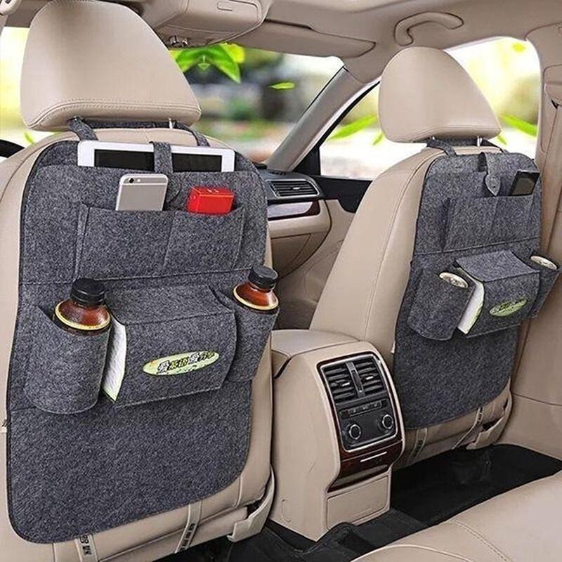Universal Car Back Seat Storage Basket Shopping Bag Organizer Stowing  Tidying Interior Accessories For Travel Camping