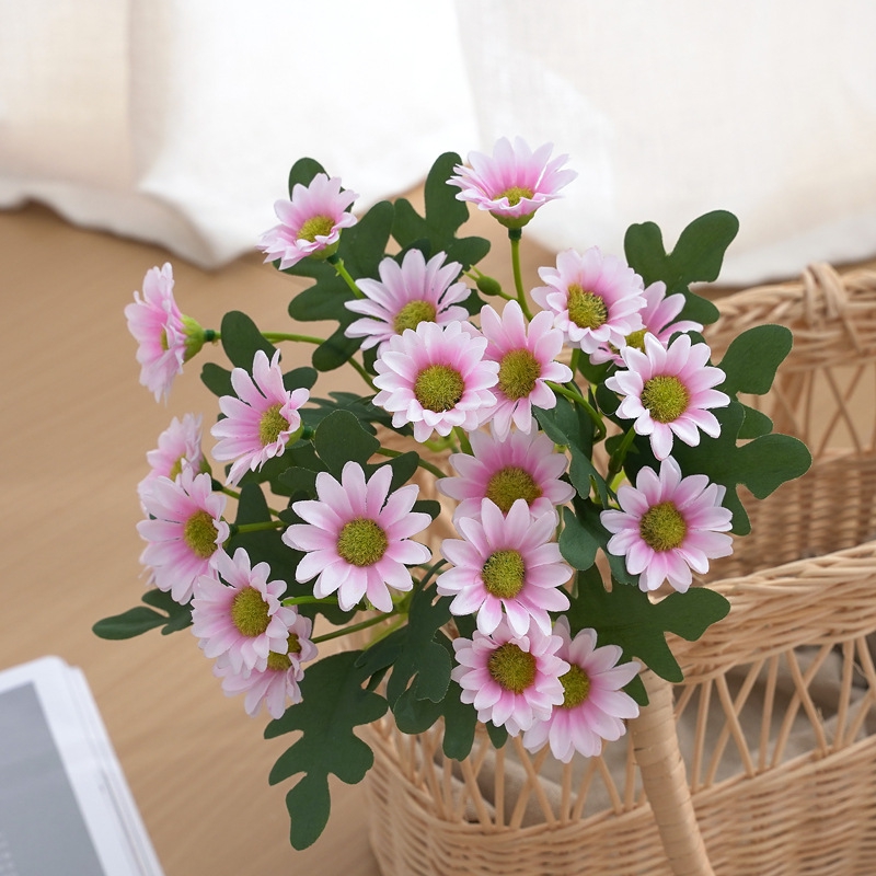 Artificial Silk Daisy Small Wild Chrysanthemum Fake Flowers - Temu