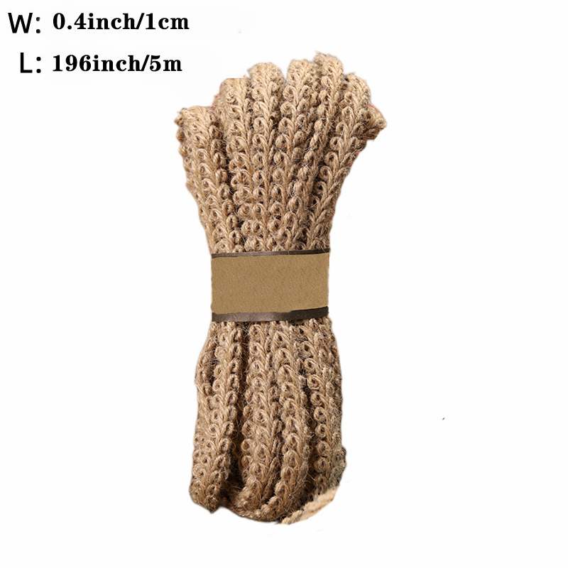 Natural Jute Ribbon Bow Crafts Diy Vintage Jute Burlap - Temu