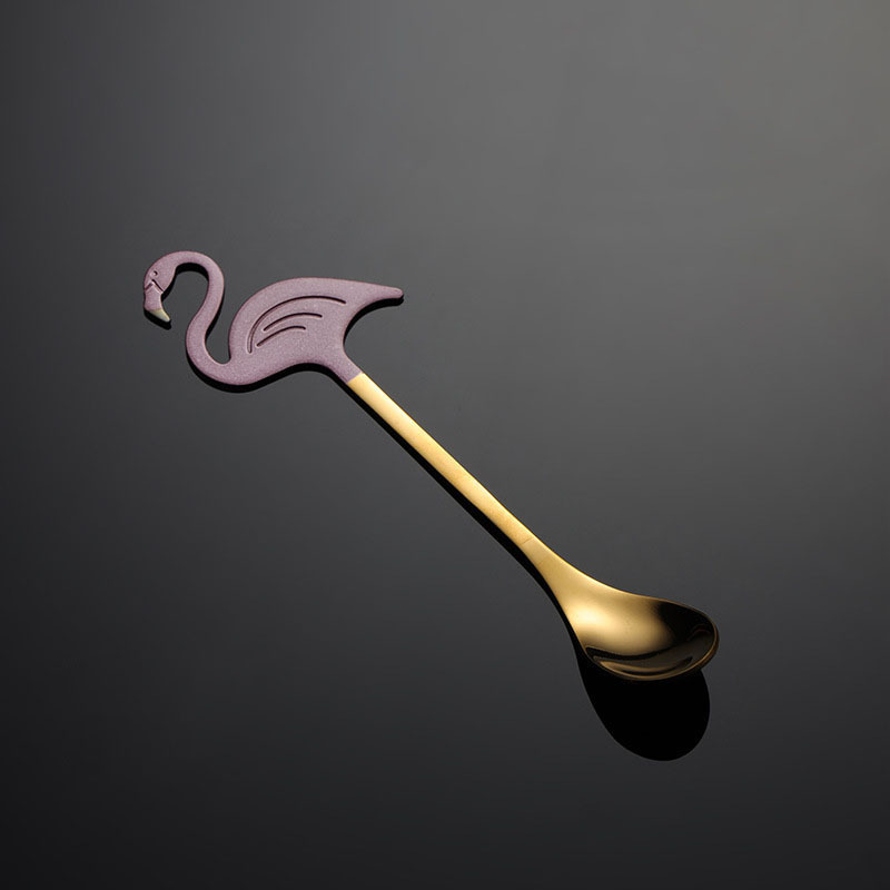 1Pcs 304 Stainless Steel Creative Coffee Spoon Stirring Spoon Bar