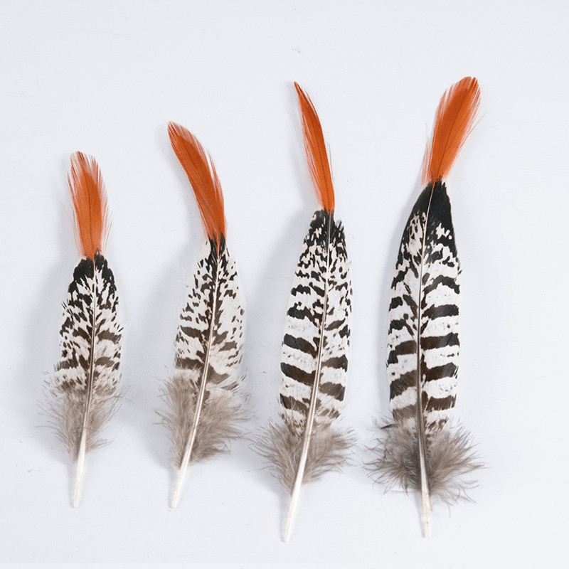 Bulk Guinea Wing Feathers Natural Feathers For Diy Wedding - Temu