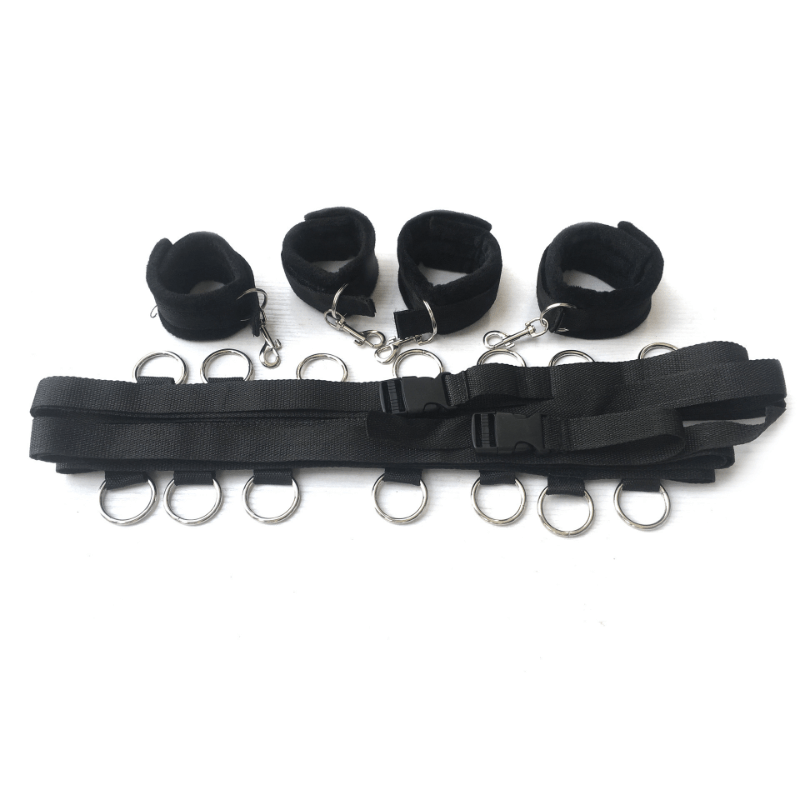 1 Set Sex Bondage BDSM Kit Restricciones Set Juguetes sexuales con puños de  mano Tobillo Cuff Bondage Collection, Moda de Mujer