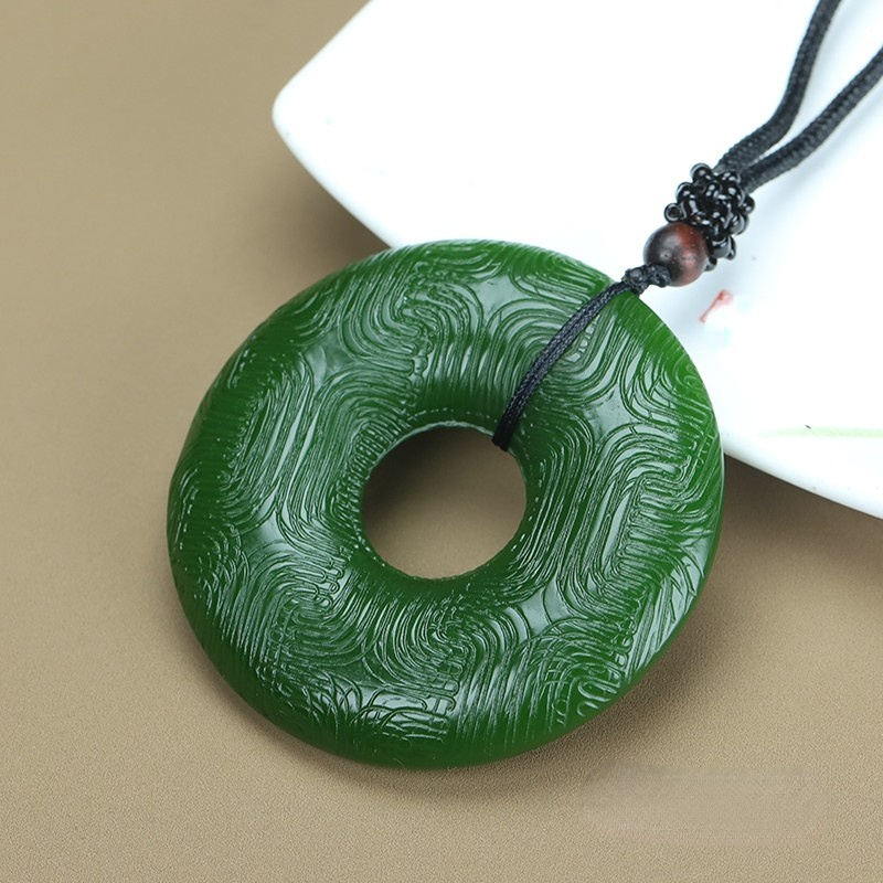 Jade ring deals necklace