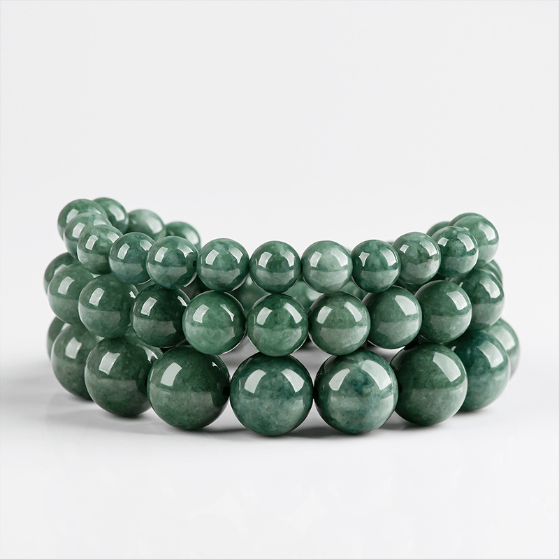 Jade Round Bead Hand String Bracelet