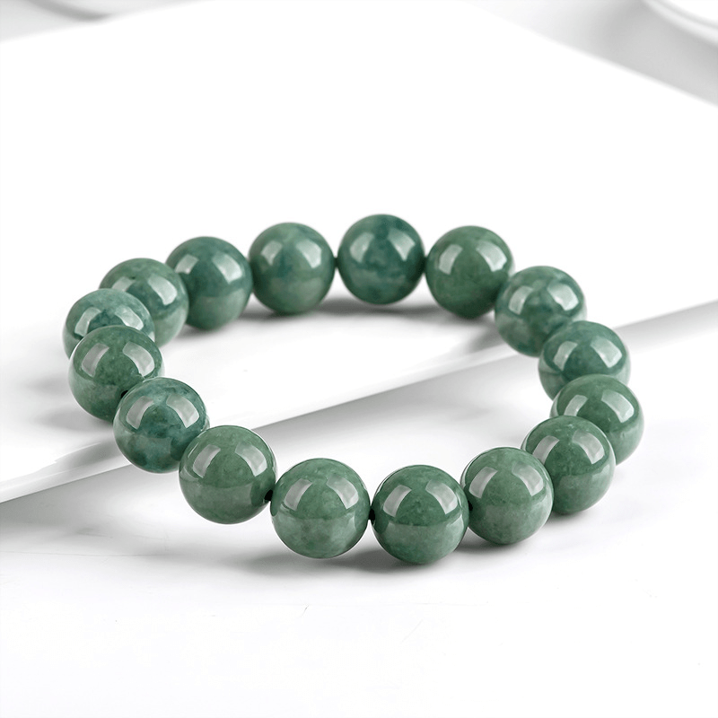 Jade Round Bead Hand String Bracelet
