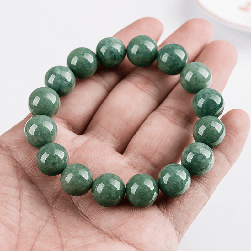 Jade Round Bead Hand String Bracelet