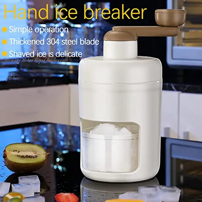 hail ice breaker fast ice crushing portable shaved ice machine for kitchen gadgets ice blenders hand ice crusher fruit smoothie machine details 2