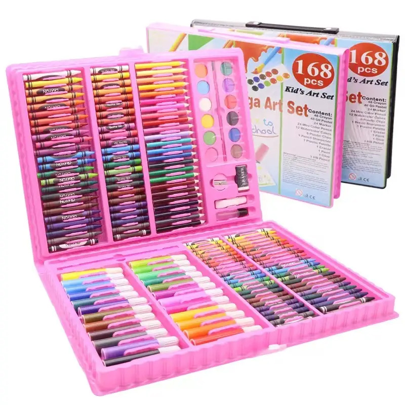 Paintbrush Set Drawing Stationery Watercolor Pencils Crayons - Temu