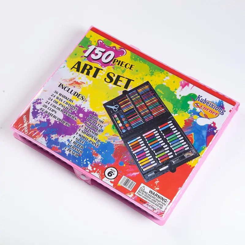 New Set Art Supplies Gift Box Set For Painting, Including 150pcs