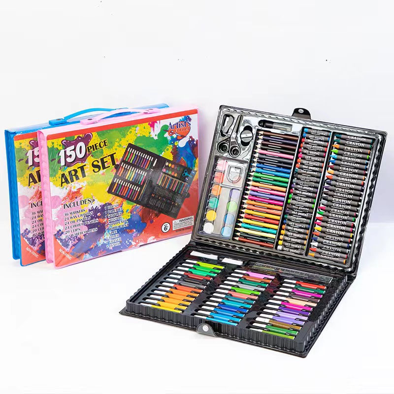 New Set Art Supplies Gift Box Set For Painting, Including 150pcs