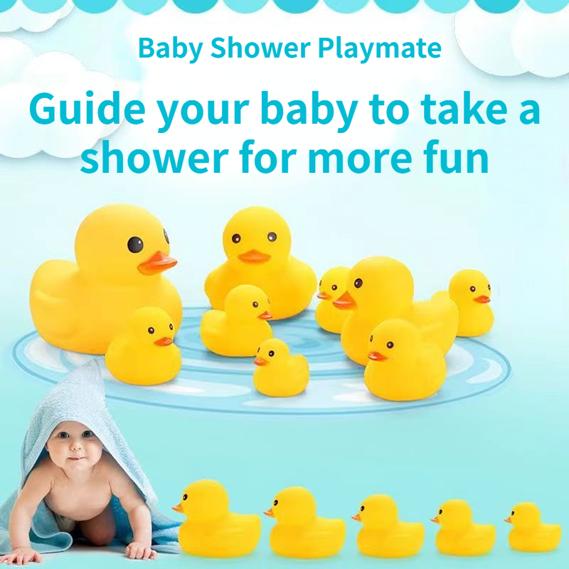 6pcs Little Yellow Duck Baby Bath Swimming Playmate - Shop on Our Store for Savings!