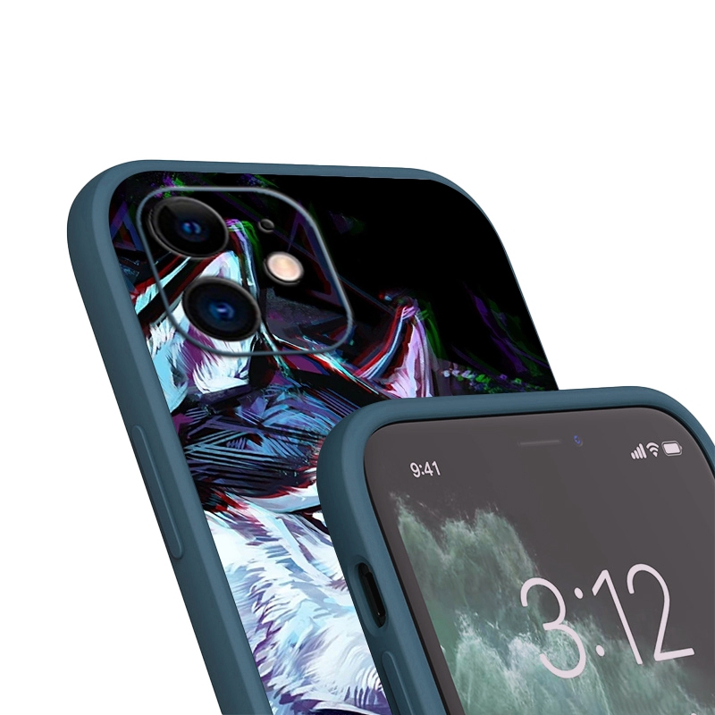 Comic Wolf Anti fall Protective Silicon Soft Straight Edge Temu New