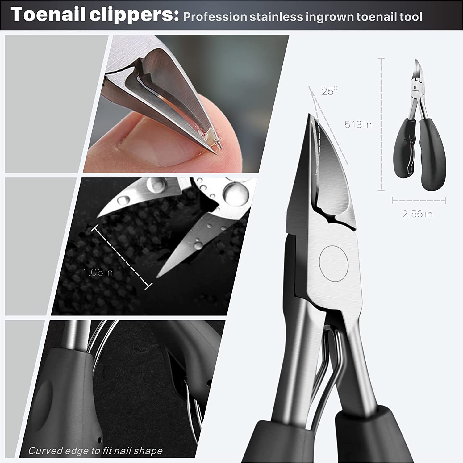 Podiatrist Toenail Clippers Professional Thick Ingrown Toe - Temu Australia