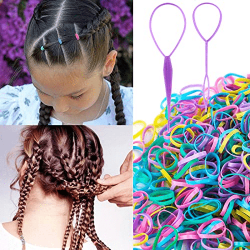 Mini Gomas para Rastas y Trenzas