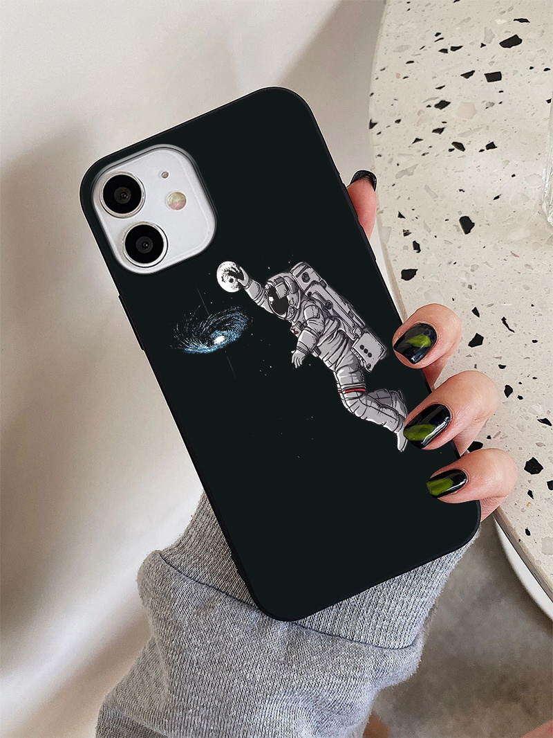 Astronaut Sitting Planet Fishing Phone Case Iphone 14 Pro - Temu Philippines