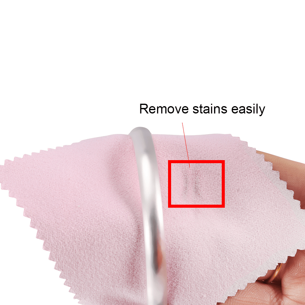 10pcs 50pcs 8x8cm Sterling Silver Color Cleaning Cloth Polishing Cloth Soft  Clean Wipe Wiping Cloth Of Silver Gold Jewelry Tools