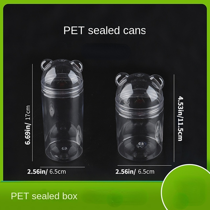 Bear Shaped Snack Storage Tank, Pet Material Food Storage