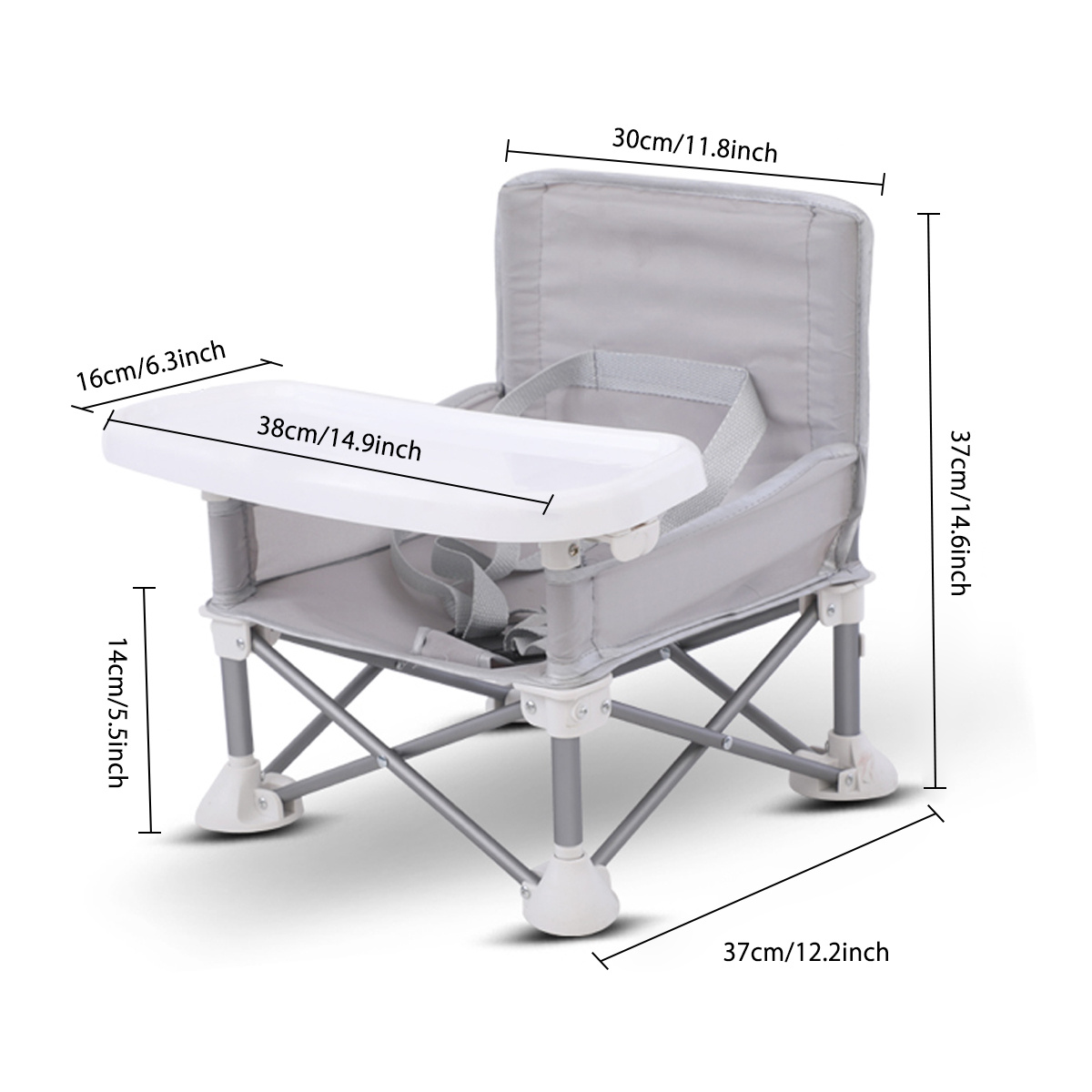 Aluminio exterior bebé Silla de playa de refuerzo de bebé Fácil de limpiar  - China Refuerzo de aluminio silla asiento elevador portátil, Baby Silla de  playa