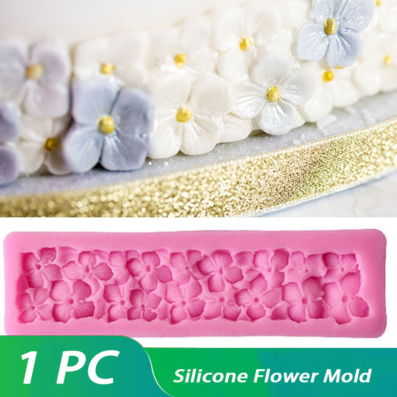 2 Pcs Silicone Gummy Molds Petal Shape Mold Silicone Cake Mold