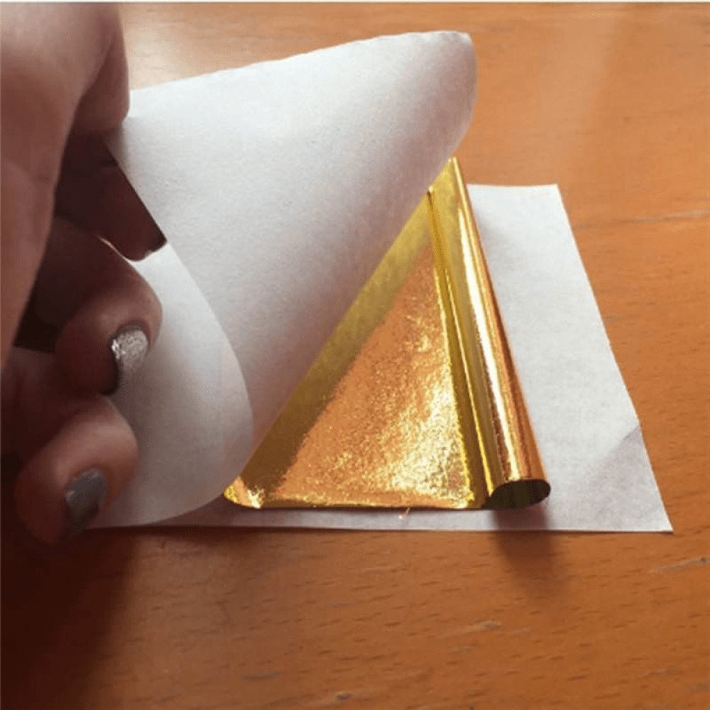 Copper Foil Sheets With Metallic Texture Golden Gilding - Temu