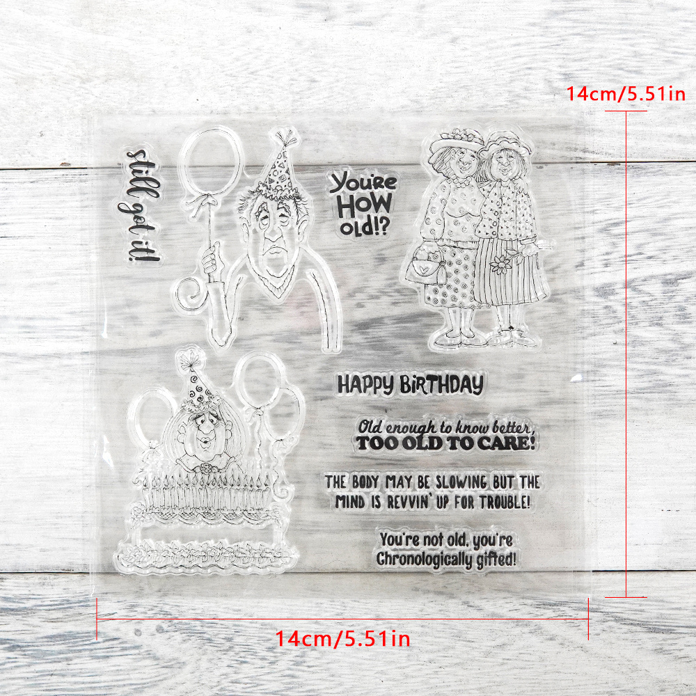 Diy Scrapbooking Supplies: Happy Birthday Stamps Cutting - Temu