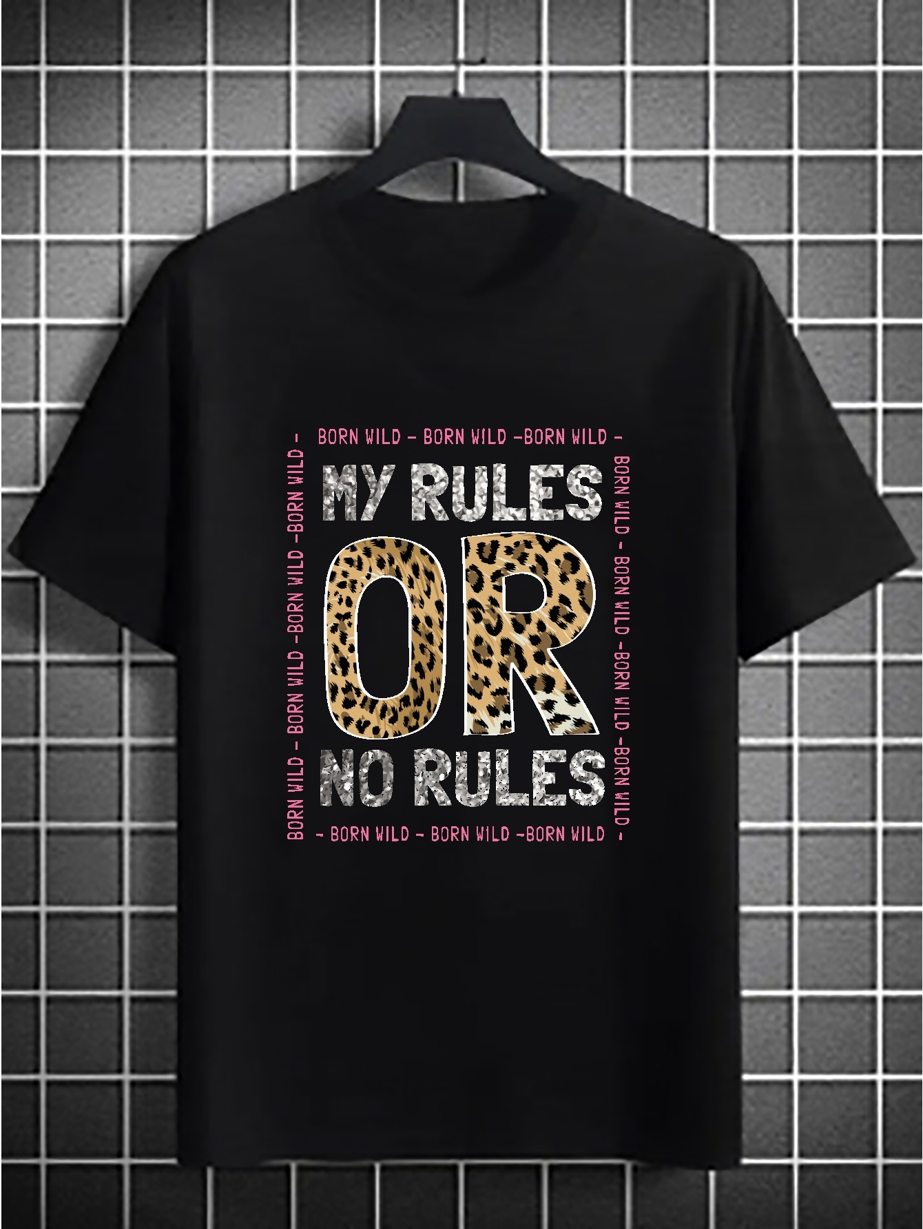 Plus Size Men's Trendy Graphic 