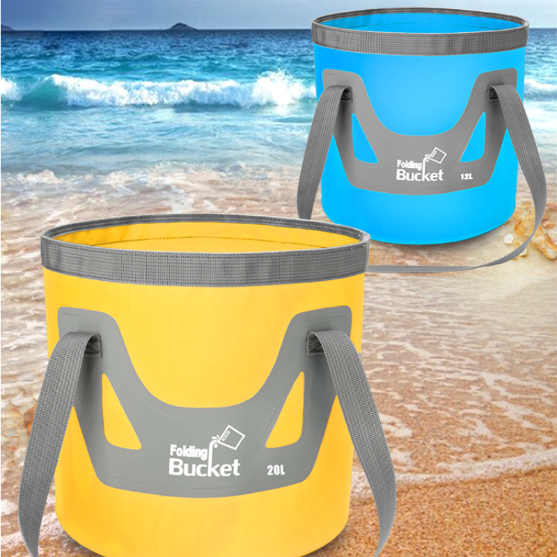Portable Fishing Bucket Foldable Multifunctional Water - Temu