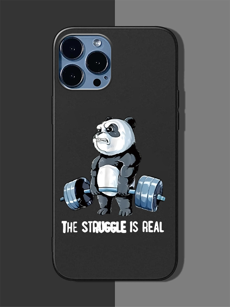 weight lifting bear graphic phone case for iphone 14 pro max 14 pro 14 plus 14 13 pro max 13 pro 13 mini 13 12 pro max 12 pro 12 12 mini 11 pro max 11 pro 11 xs max xr x 7 plus nice gift for men girls boys women details 0