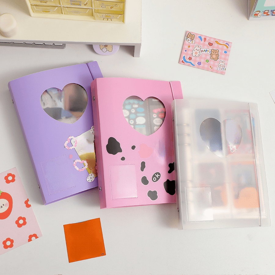 K-Pop Supply – Photocard Binder A5 (Korean 6 Ring Deco Pocket